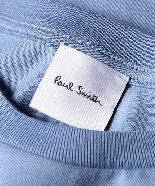 Paul Smith(ポールスミス)の「ウィメンズ "Safty Pins" 長袖Tシャツ / 265229 227V(Tシャツ/カットソー・レディース・ライトベージュ/グレイッシュブルー・MEDIUM)」の5枚目の写真