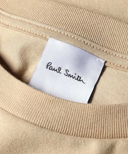 Paul Smith(ポールスミス)の「ウィメンズ "Safty Pins" 長袖Tシャツ / 265229 227V(Tシャツ/カットソー・レディース・ライトベージュ/グレイッシュブルー・MEDIUM)」の8枚目の写真