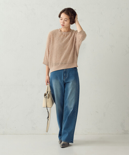 COMME CA ISM(コムサイズム)の「ストレート デニムパンツ(デニムパンツ・レディース・ブラック/インディゴブルー・S/XL/M/L)」の10枚目の写真
