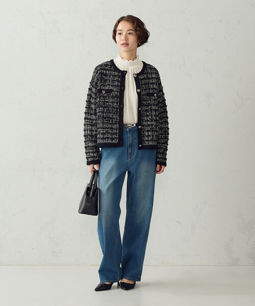 COMME CA ISM(コムサイズム)の「ストレート デニムパンツ(デニムパンツ・レディース・ブラック/インディゴブルー・S/XL/M/L)」の14枚目の写真