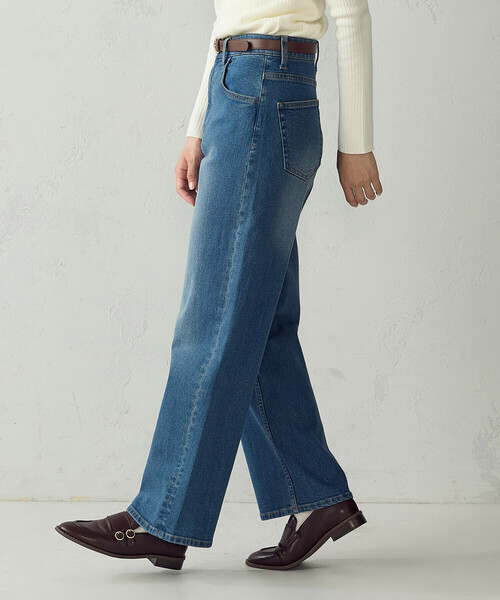 COMME CA ISM(コムサイズム)の「ストレート デニムパンツ(デニムパンツ・レディース・ブラック/インディゴブルー・S/XL/M/L)」の17枚目の写真