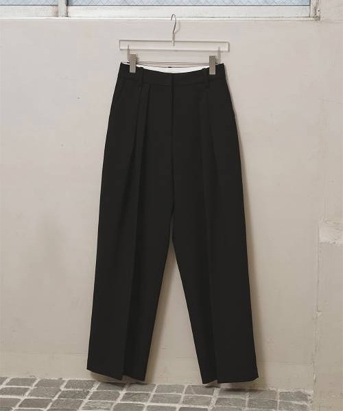 TODAYFUL（トゥデイフル）の「[TODAYFUL/トゥデイフル]Bonding Wide Trousers/ボンディングワイドトラウザーズ/スラックス/ワイドパンツ（スラックス・レディース・ダークグレー/ブラック/カーキ・36/38）」の17枚目の写真