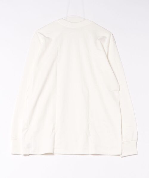 HANES(ヘインズ)の「Hanes/ヘインズ/T-SHIRTS SHIRO クルーネックロングTシャツ(Tシャツ/カットソー・レディース・ホワイト・S/M/L/XL)」の2枚目の写真