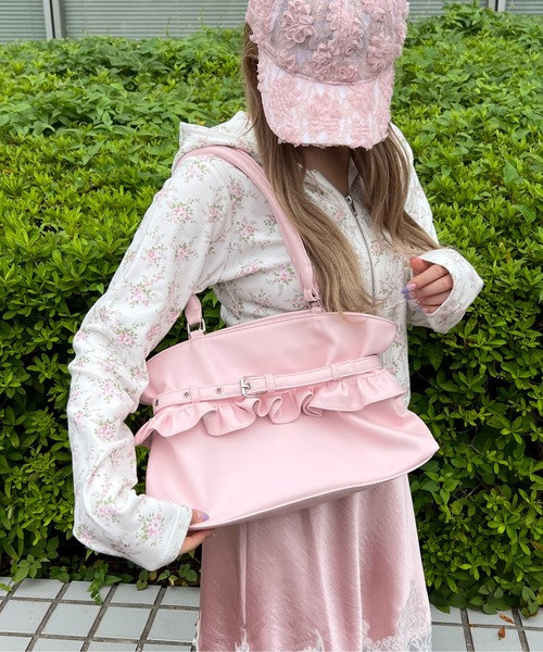 WC(ダブル シー)の「フリルベルトバッグ(ショルダーバッグ・レディース・イエロー/ピンク・FREE)」の14枚目の写真