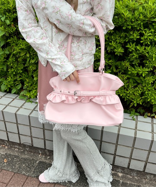 WC(ダブル シー)の「フリルベルトバッグ(ショルダーバッグ・レディース・イエロー/ピンク・FREE)」の16枚目の写真