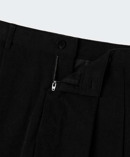 MUSINSA STANDARD（ムシンサスタンダード）の「14W コーデュロイエクストラワイドパンツ [ブラック]（その他パンツ・メンズ・その他・38/36/34/32/30/31/33/28/29）」の4枚目の写真