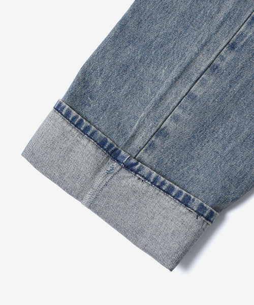 ADHOC(アドホック)の「メンズ セミワイドフィット デニムパンツ (INDIGO) (HC8DP06)(デニムパンツ・メンズ・その他・71/76/81/86)」の6枚目の写真