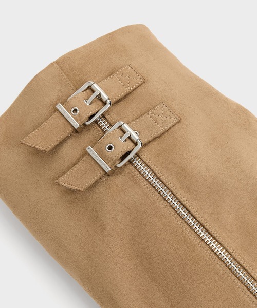 CHARLES & KEITH(チャールズ & キース)の「Barron バロン プラットフォーム ロングブーツ(ブーツ・レディース・サンドベージュ/ブラック系その他2・22.5cm/23cm)」の14枚目の写真