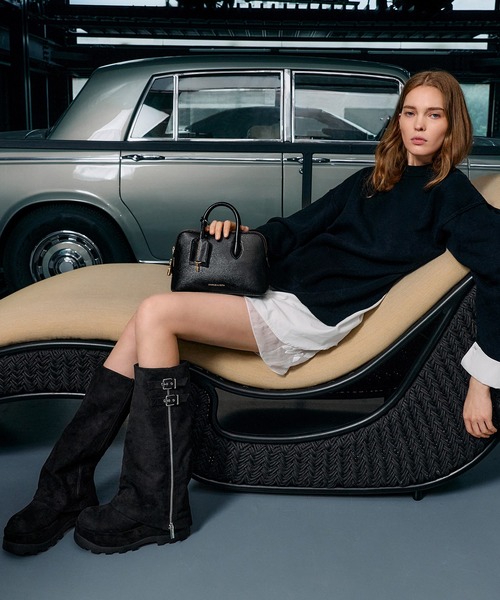 CHARLES & KEITH(チャールズ & キース)の「Barron バロン プラットフォーム ロングブーツ(ブーツ・レディース・サンドベージュ/ブラック系その他2・22.5cm/23cm)」の17枚目の写真