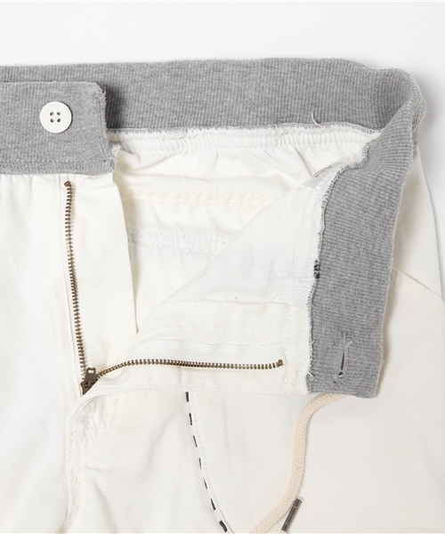 WEGO（ウィゴー）の「WEGO/ウエストリブクロップドパンツ（デニムパンツ・メンズ・ホワイト/ネイビー/ベージュ・MEDIUM/LARGE）」の11枚目の写真