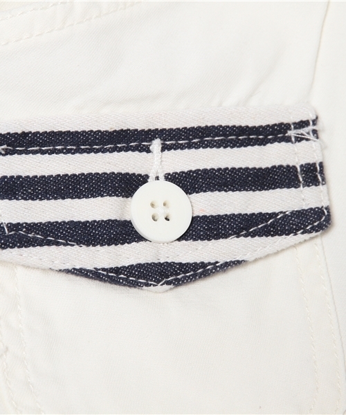 WEGO（ウィゴー）の「WEGO/ウエストリブクロップドパンツ（デニムパンツ・メンズ・ホワイト/ネイビー/ベージュ・MEDIUM/LARGE）」の12枚目の写真