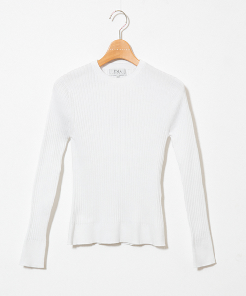 UMA ESTNATION（ユマエストネーション）の「UMA ESTNATION 二ット（ニット/セーター・レディース・ホワイト/イエロー/カーキ・38/40）」の2枚目の写真