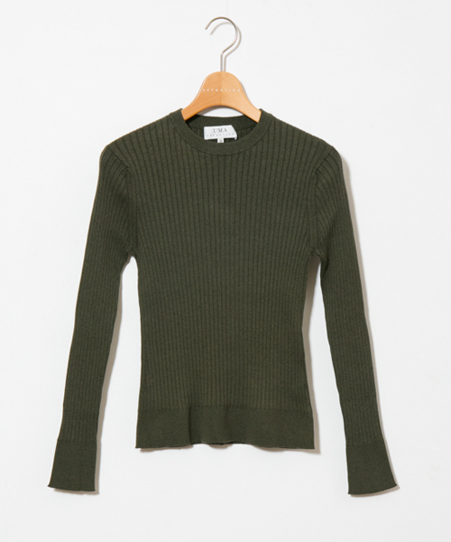 UMA ESTNATION（ユマエストネーション）の「UMA ESTNATION 二ット（ニット/セーター・レディース・ホワイト/イエロー/カーキ・38/40）」の3枚目の写真