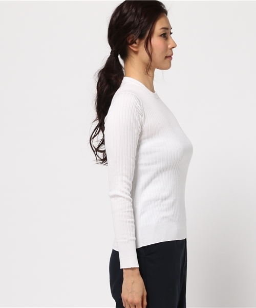 UMA ESTNATION（ユマエストネーション）の「UMA ESTNATION 二ット（ニット/セーター・レディース・ホワイト/イエロー/カーキ・38/40）」の6枚目の写真