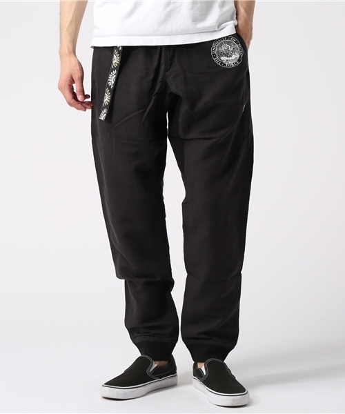 ALDIES（アールディーズ）の「Ramie Rib Pants リネンコットン  リブパンツ（その他パンツ・メンズ・ブラック/オリーブ/ブルー/ベージュ・SMALL/LARGE/MEDIUM/X-LARGE）」の2枚目の写真