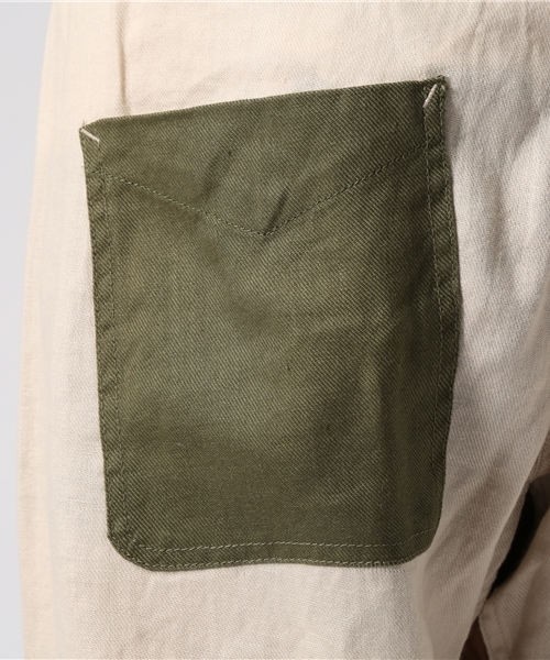 ALDIES（アールディーズ）の「Ramie Rib Pants リネンコットン  リブパンツ（その他パンツ・メンズ・ブラック/オリーブ/ブルー/ベージュ・SMALL/LARGE/MEDIUM/X-LARGE）」の9枚目の写真