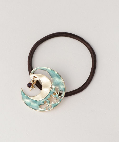 超目玉 チャイハネ クレセントムーン キラリラヘアゴム ヘアゴム チャイハネ チャイハネ のファッション