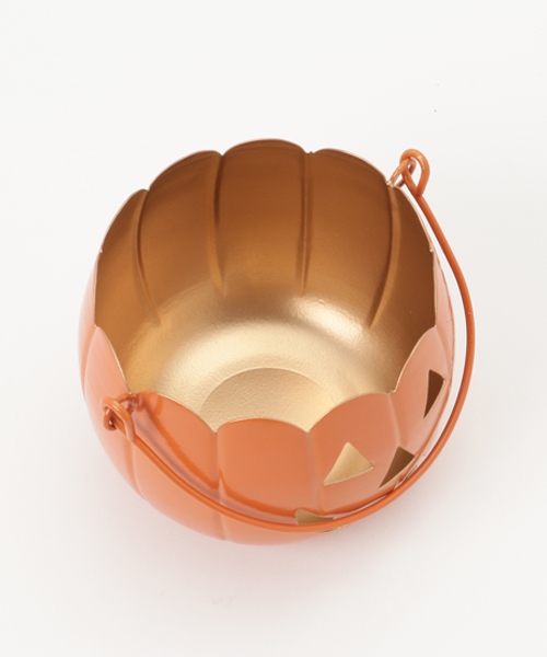 studio CLIP（スタディオクリップ）の「ハロウィン ブリキキャンドルホルダー L（インテリア雑貨・オレンジ・0）」の3枚目の写真