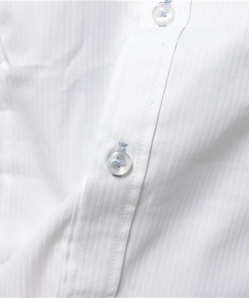 Buffalo Bobs（バッファローボブズ）の「MUSSEL(ムシェル）ホリゾンタルカラーシャツ（シャツ/ブラウス・メンズ・サックスブルー/ホワイト/ブルー・1/S/3/L/2/M）」の9枚目の写真