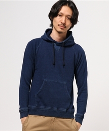 Denime | カットデニム裏毛プルオーバーパーカー(パーカー)