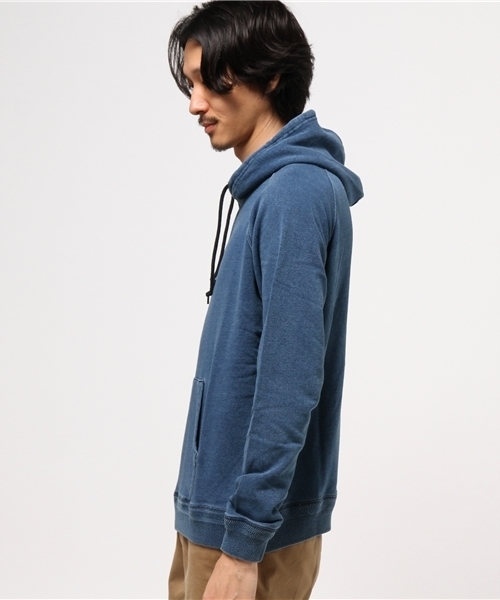 Denime(ドゥニーム)の「カットデニム裏毛プルオーバーパーカー(パーカー・メンズ・ネイビー/ブルー・LARGE/X-LARGE/MEDIUM/SMALL)」の8枚目の写真