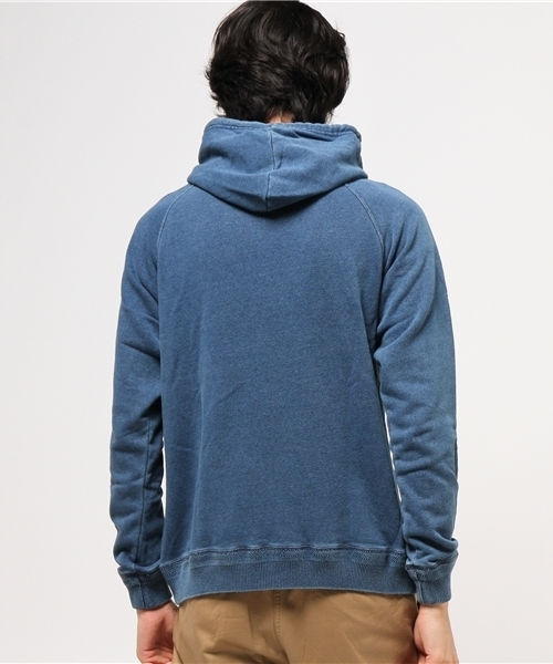 Denime(ドゥニーム)の「カットデニム裏毛プルオーバーパーカー(パーカー・メンズ・ネイビー/ブルー・LARGE/X-LARGE/MEDIUM/SMALL)」の9枚目の写真