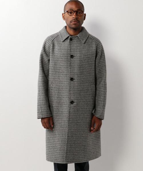 ユナイテッドアローズ 千鳥柄バルカラーコート UNITED ARROWS（ユナイテッドアローズ）の「【OCEANS 12月号掲載商品