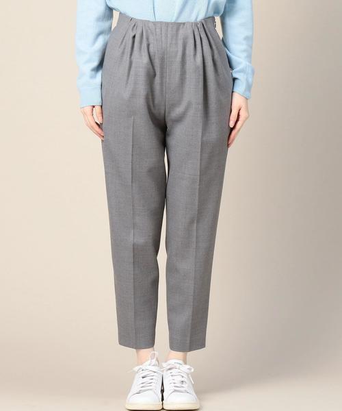 BEAUTY&YOUTH UNITED ARROWS(ビューティーアンドユースユナイテッドアローズ)の「BY タックギャザー テーパードパンツ◆(その他パンツ・レディース・オフホワイト/グレー/ベージュ/ワインレッド・MEDIUM/SMALL)」の18枚目の写真