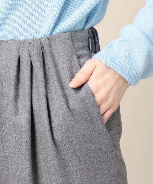 BEAUTY&YOUTH UNITED ARROWS(ビューティーアンドユースユナイテッドアローズ)の「BY タックギャザー テーパードパンツ◆(その他パンツ・レディース・オフホワイト/グレー/ベージュ/ワインレッド・MEDIUM/SMALL)」の12枚目の写真