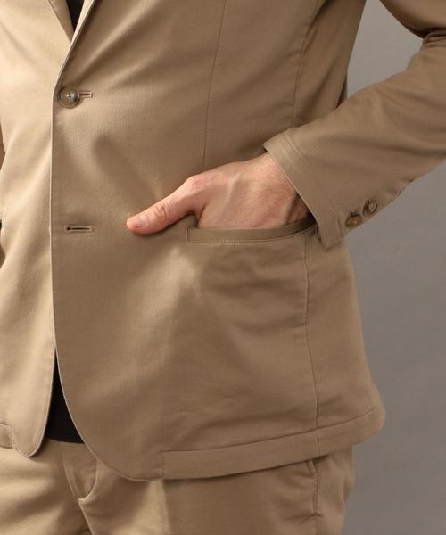 BEAUTY&YOUTH UNITED ARROWS（ビューティーアンドユースユナイテッドアローズ）の「BY ”TORAY” TCヘリンボーン 2B ジャケット ◆（テーラードジャケット・メンズ・ベージュ/ネイビー・X-LARGE/MEDIUM/LARGE/SMALL）」の4枚目の写真