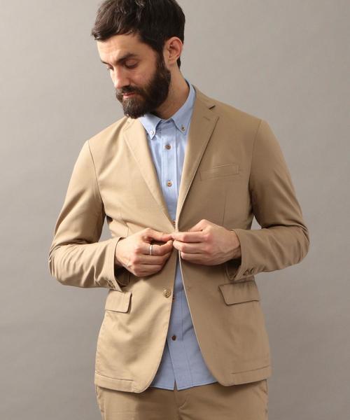 BEAUTY&YOUTH UNITED ARROWS（ビューティーアンドユースユナイテッドアローズ）の「BY ”TORAY” TCヘリンボーン 2B ジャケット ◆（テーラードジャケット・メンズ・ベージュ/ネイビー・X-LARGE/MEDIUM/LARGE/SMALL）」の17枚目の写真