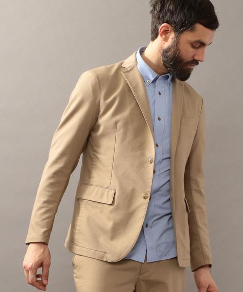 BEAUTY&YOUTH UNITED ARROWS（ビューティーアンドユースユナイテッドアローズ）の「BY ”TORAY” TCヘリンボーン 2B ジャケット ◆（テーラードジャケット・メンズ・ベージュ/ネイビー・X-LARGE/MEDIUM/LARGE/SMALL）」の18枚目の写真