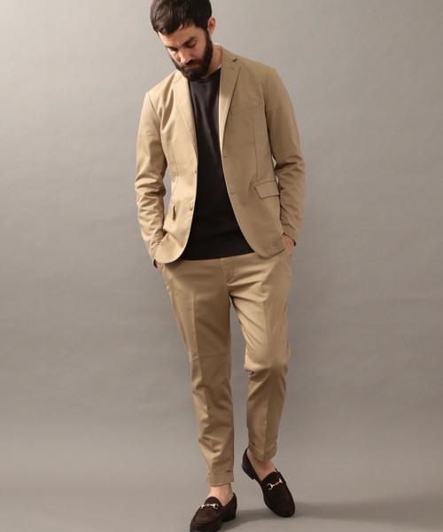 BEAUTY&YOUTH UNITED ARROWS（ビューティーアンドユースユナイテッドアローズ）の「BY ”TORAY” TCヘリンボーン 2B ジャケット ◆（テーラードジャケット・メンズ・ベージュ/ネイビー・X-LARGE/MEDIUM/LARGE/SMALL）」の19枚目の写真