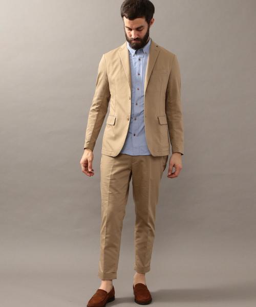 BEAUTY&YOUTH UNITED ARROWS（ビューティーアンドユースユナイテッドアローズ）の「BY ”TORAY” TCヘリンボーン 2B ジャケット ◆（テーラードジャケット・メンズ・ベージュ/ネイビー・X-LARGE/MEDIUM/LARGE/SMALL）」の21枚目の写真