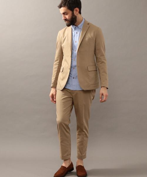 BEAUTY&YOUTH UNITED ARROWS（ビューティーアンドユースユナイテッドアローズ）の「BY ”TORAY” TCヘリンボーン 2B ジャケット ◆（テーラードジャケット・メンズ・ベージュ/ネイビー・X-LARGE/MEDIUM/LARGE/SMALL）」の22枚目の写真