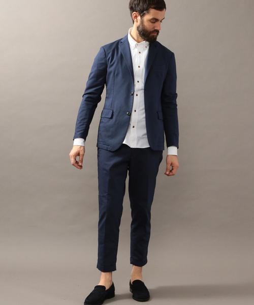 BEAUTY&YOUTH UNITED ARROWS（ビューティーアンドユースユナイテッドアローズ）の「BY ”TORAY” TCヘリンボーン 2B ジャケット ◆（テーラードジャケット・メンズ・ベージュ/ネイビー・X-LARGE/MEDIUM/LARGE/SMALL）」の16枚目の写真