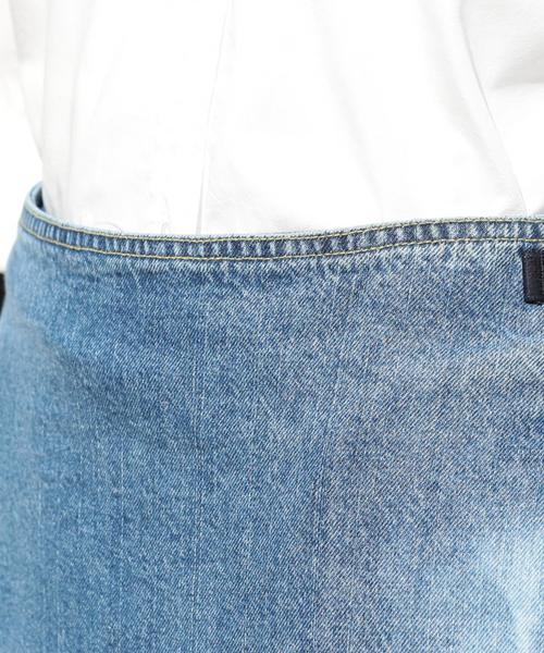 coen（コーエン）の「CONE DENIMロングタイトスカート（デニムスカート・レディース・コバルトブルー/ホワイト・MEDIUM/LARGE）」の7枚目の写真