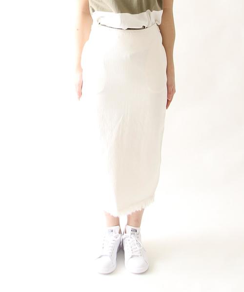 coen（コーエン）の「CONE DENIMロングタイトスカート（デニムスカート・レディース・コバルトブルー/ホワイト・MEDIUM/LARGE）」の19枚目の写真