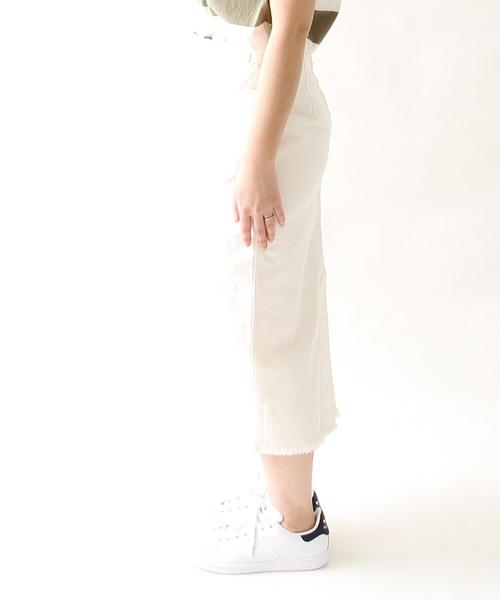 coen（コーエン）の「CONE DENIMロングタイトスカート（デニムスカート・レディース・コバルトブルー/ホワイト・MEDIUM/LARGE）」の20枚目の写真