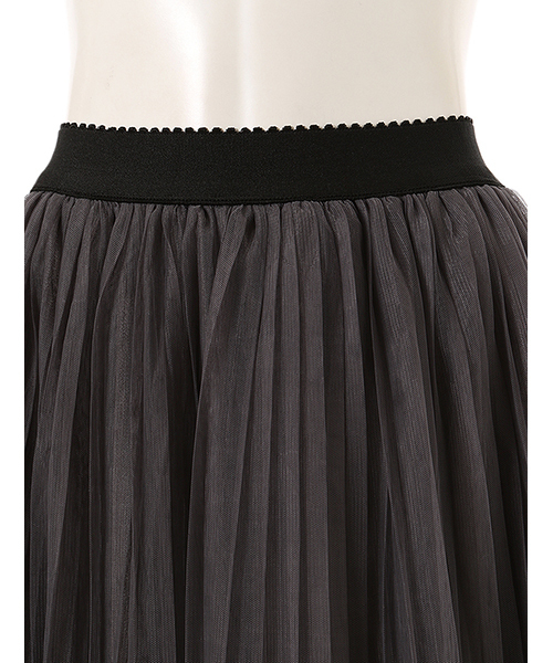 fifth（フィフス）の「プリーツレースミディスカート（スカート・レディース・ブラック/グレー/ブラウン/ベージュ・MEDIUM）」の9枚目の写真