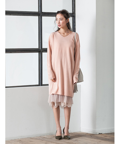 fifth（フィフス）の「プリーツレースミディスカート（スカート・レディース・ブラック/グレー/ブラウン/ベージュ・MEDIUM）」の13枚目の写真