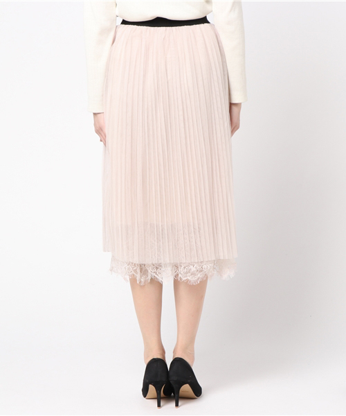 fifth（フィフス）の「プリーツレースミディスカート（スカート・レディース・ブラック/グレー/ブラウン/ベージュ・MEDIUM）」の20枚目の写真