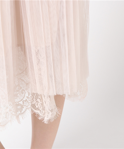 fifth（フィフス）の「プリーツレースミディスカート（スカート・レディース・ブラック/グレー/ブラウン/ベージュ・MEDIUM）」の15枚目の写真