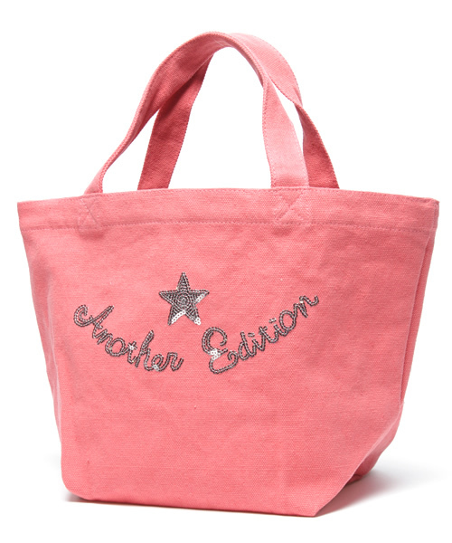 Another Edition(アナザーエディション)の「AE STAR TOTE(ショルダーバッグ・レディース・オフホワイト/グレー/ピンク/コバルトブルー・フリー)」の4枚目の写真