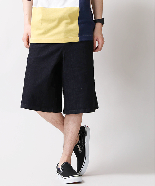 WEGO（ウィゴー）の「WEGO/ボックスデニムボリュームショーツ（デニムパンツ・メンズ・ライトインディゴブルー/ダークインディゴブルー・MEDIUM/LARGE）」の14枚目の写真