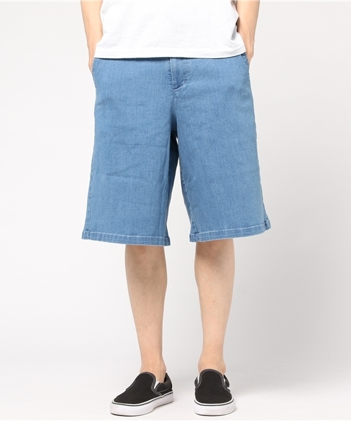 WEGO（ウィゴー）の「WEGO/ボックスデニムボリュームショーツ（デニムパンツ・メンズ・ライトインディゴブルー/ダークインディゴブルー・MEDIUM/LARGE）」の18枚目の写真