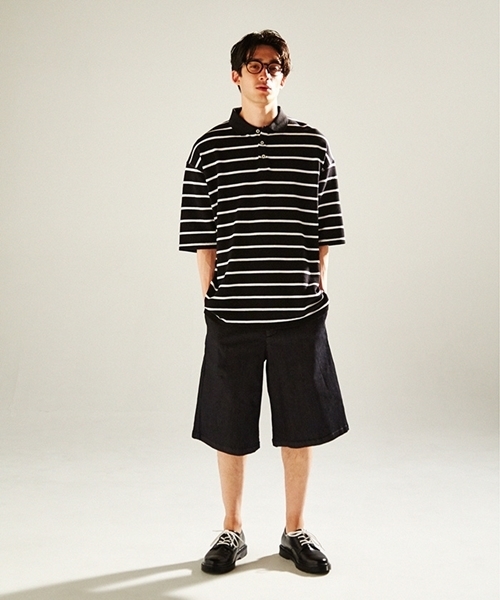 WEGO（ウィゴー）の「WEGO/ボックスデニムボリュームショーツ（デニムパンツ・メンズ・ライトインディゴブルー/ダークインディゴブルー・MEDIUM/LARGE）」の21枚目の写真