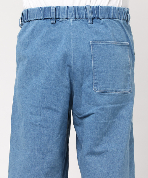 WEGO（ウィゴー）の「WEGO/ボックスデニムボリュームショーツ（デニムパンツ・メンズ・ライトインディゴブルー/ダークインディゴブルー・MEDIUM/LARGE）」の7枚目の写真