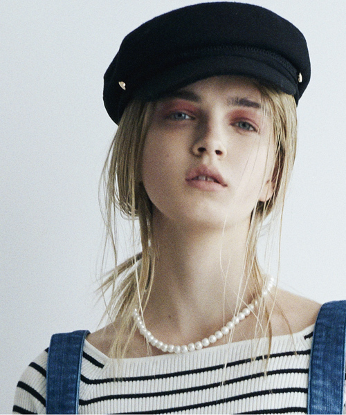 N.（N. Natural Beauty Basic）（エヌエヌナチュラルビューティーベーシック）の「マリンキャスケット（キャスケット・レディース・ネイビー/ブラック/ベージュ系その他・FREE）」の2枚目の写真