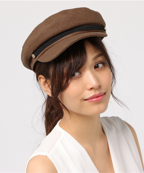 N.（N. Natural Beauty Basic）（エヌエヌナチュラルビューティーベーシック）の「マリンキャスケット（キャスケット・レディース・ネイビー/ブラック/ベージュ系その他・FREE）」の3枚目の写真